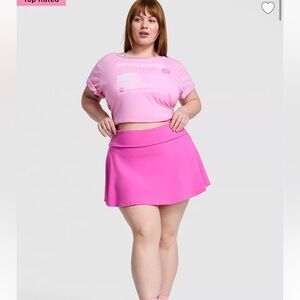 PINK Victoria's Secret All Day Cotton Foldover Skort